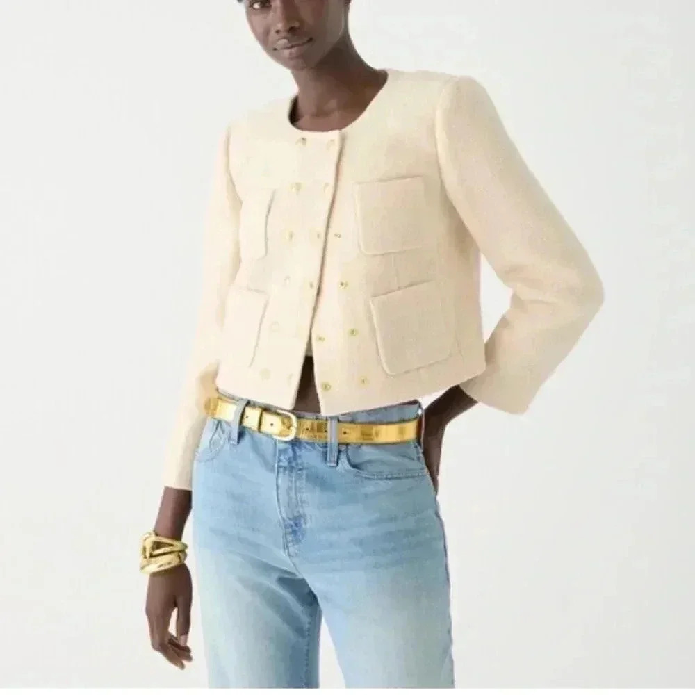 JCrew double breasted boiled wool lady jacket